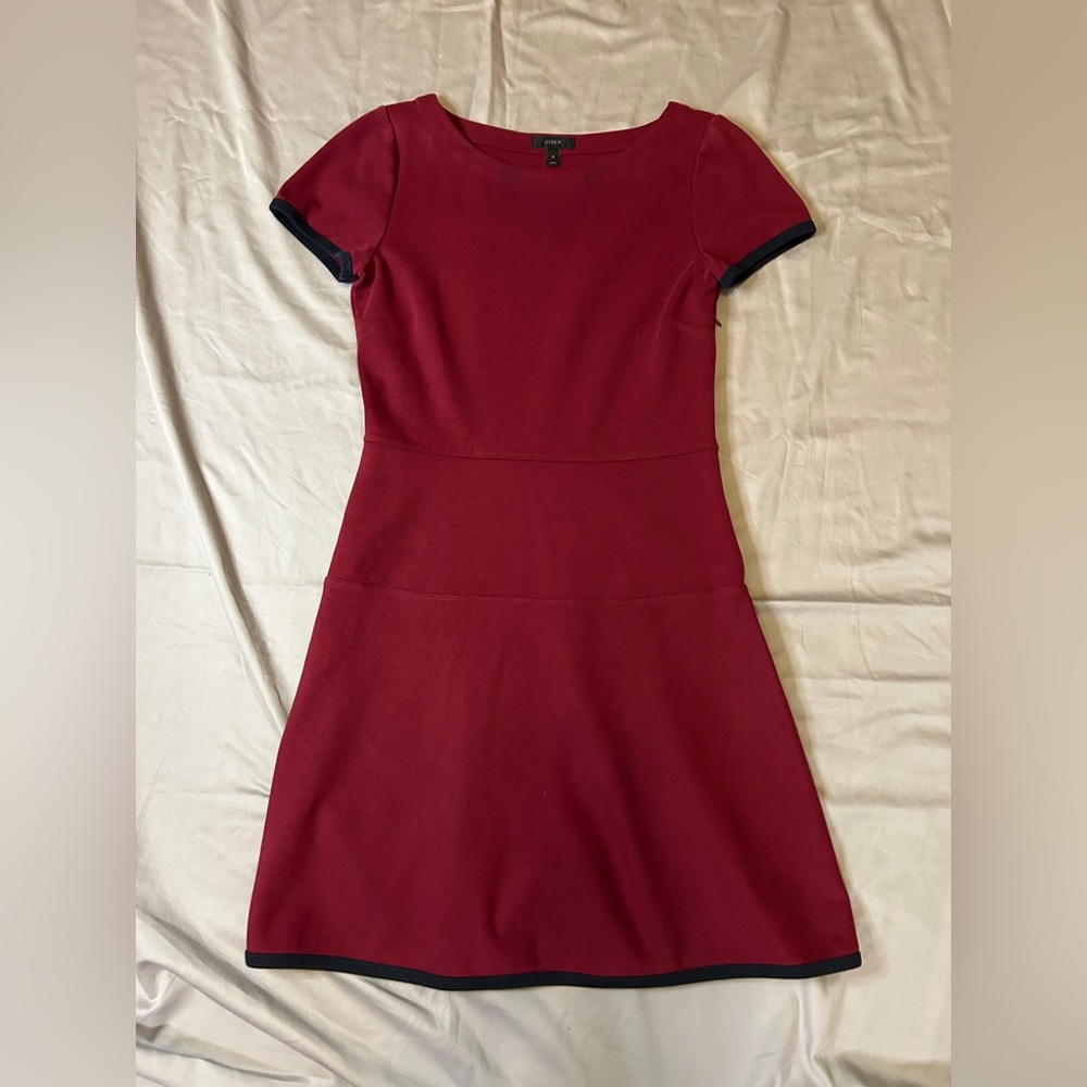 JCrew Red mini dress size 4